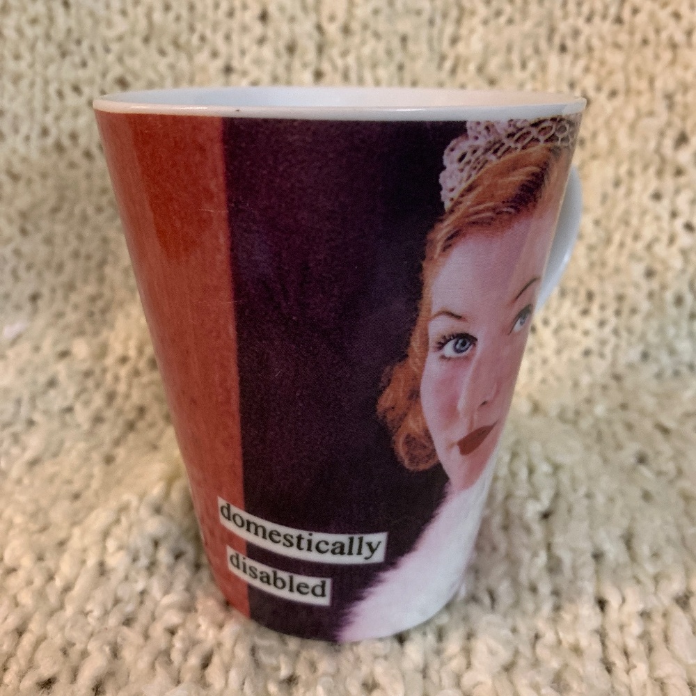 Anne Taintor mug, retro style.